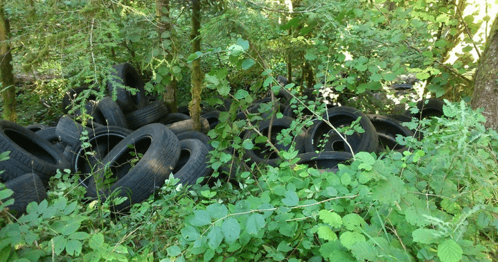 Pneus usagés